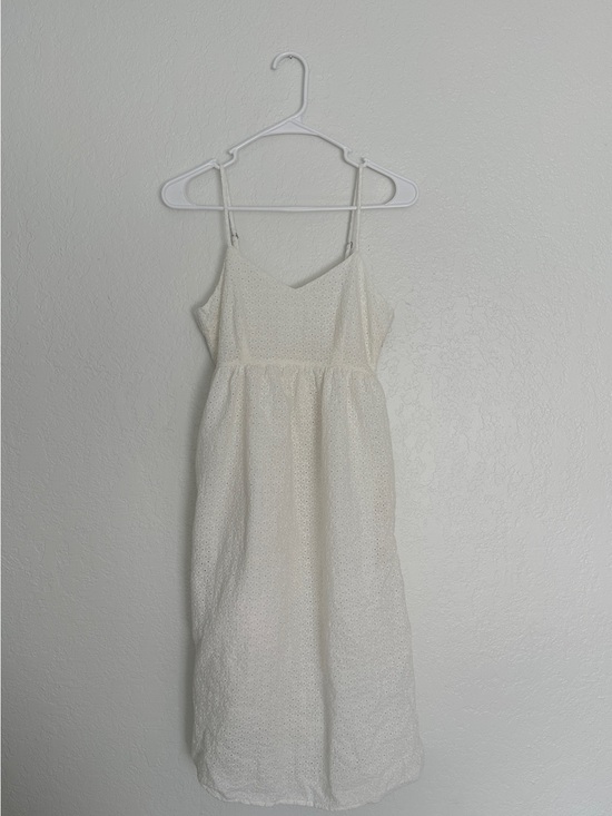 The Prairie by Rachel Ashwell Dresses & Skirts - The Prairie by Rachel Ashwell Cream Eyelet Midi Dress with Spaghetti Straps 2
